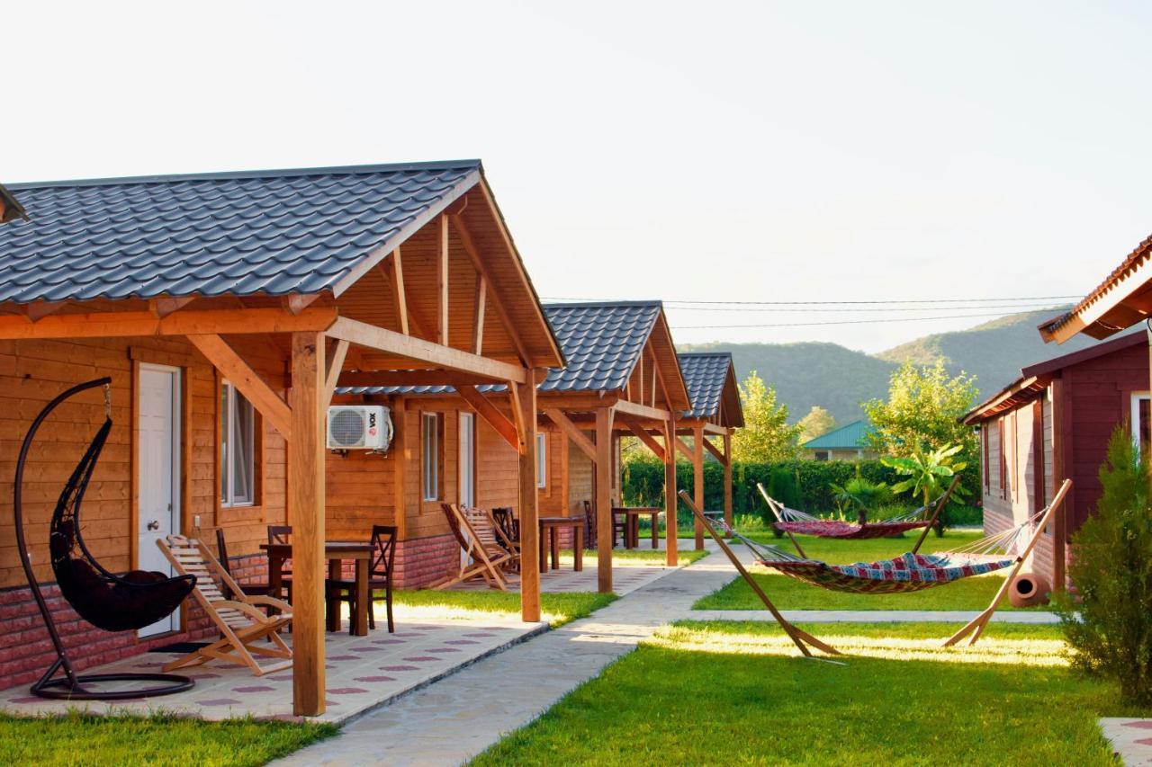 Finca Idoize Camping Hotel Akhmeta Exterior foto