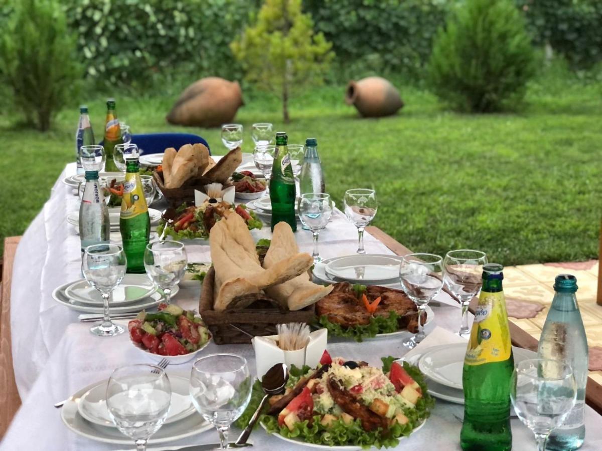 Finca Idoize Camping Hotel Akhmeta Exterior foto